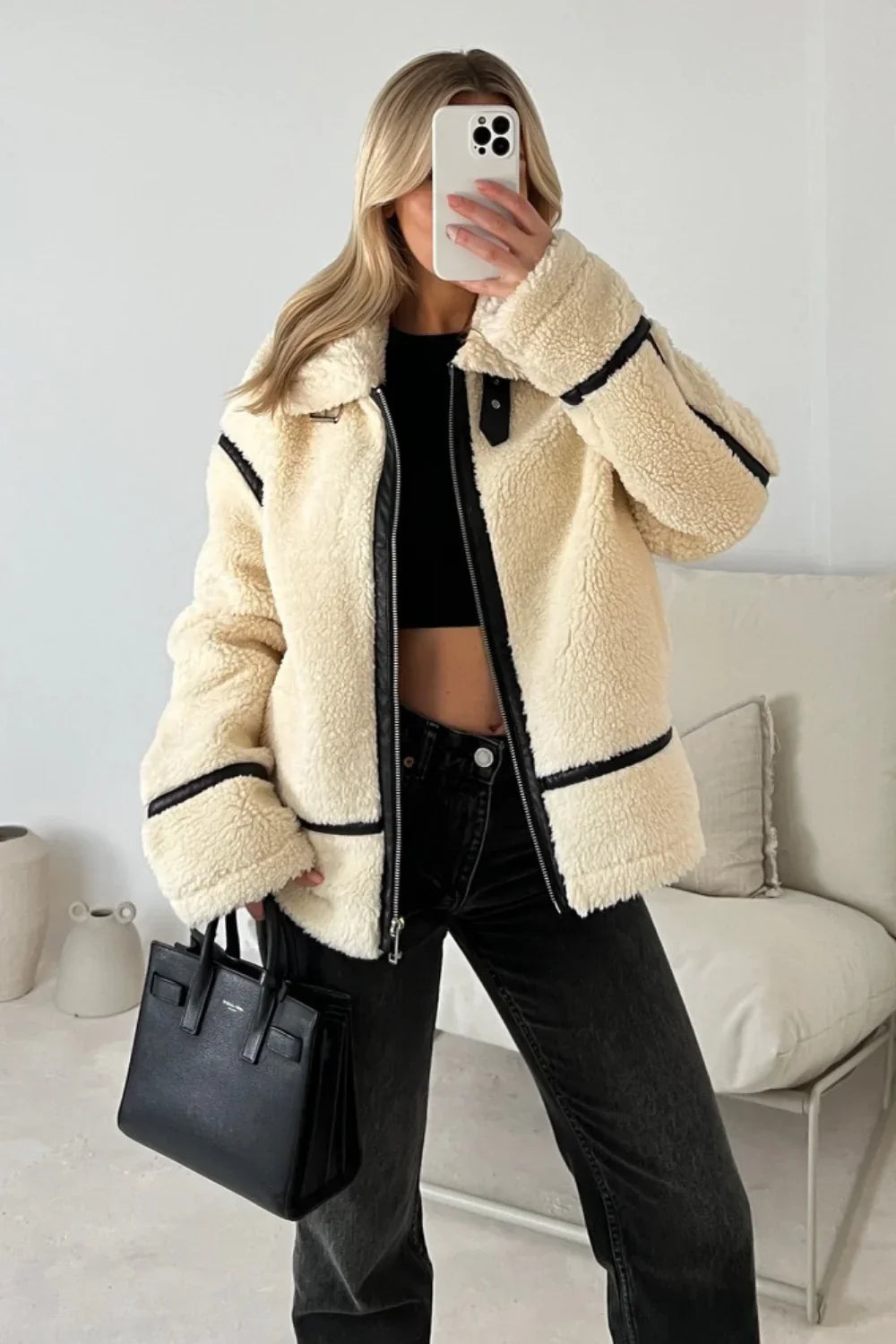 Aviator Teddyjacke