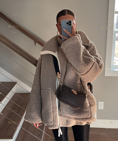 TESSA™ | Warme Teddy-Jacke